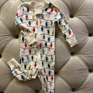 Baby Holiday pajamas. Hanna Anderson. Size 6-12 months